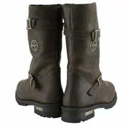 Milwaukee Leather MBM9063 Men's Classic ‘Distressed Brown’ Motorcycle Leather Engineer Boots -Winter shoes Sales Shop mbm9063 5