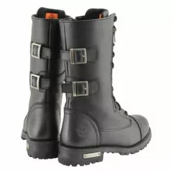 Milwaukee Leather MBM9069 Men’s Tall 'Tactical Style' Black Lace-Up Leather Boots With Buckles And Zipper Storage Pocket 21 Milwaukee Leather MBM9069 Men’s Tall 'Tactical Style' Black Lace-Up Leather Boots With Buckles And Zipper Storage Pocket -Winter shoes Sales Shop mbm9069 6