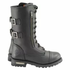 Milwaukee Leather MBM9069 Men’s Tall 'Tactical Style' Black Lace-Up Leather Boots With Buckles And Zipper Storage Pocket 22 Milwaukee Leather MBM9069 Men’s Tall 'Tactical Style' Black Lace-Up Leather Boots With Buckles And Zipper Storage Pocket -Winter shoes Sales Shop mbm9069 7