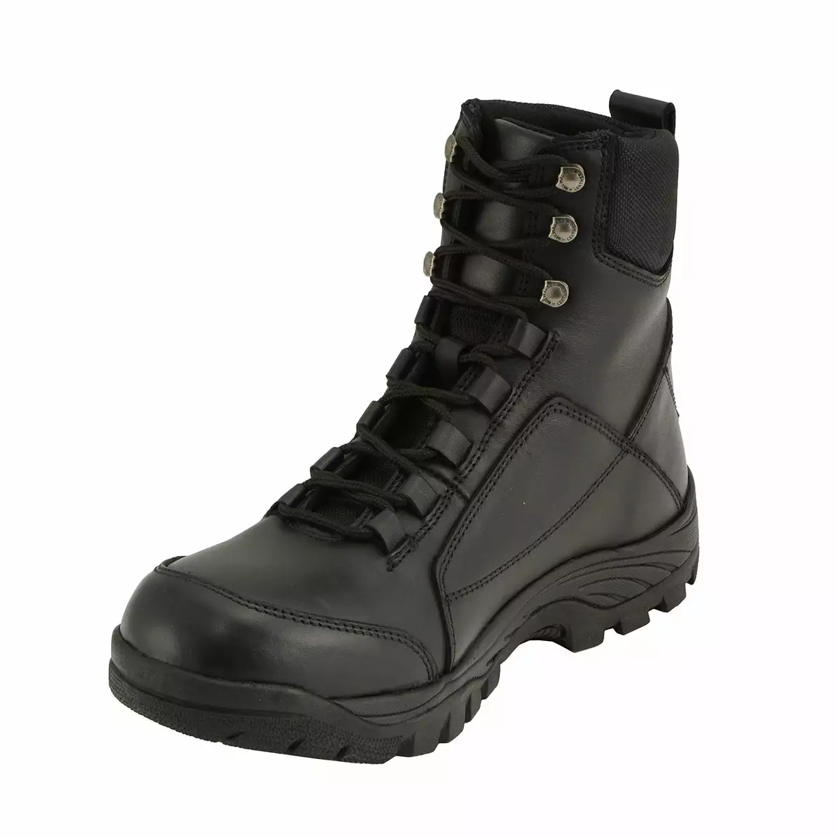 Milwaukee Leather MBM9081 Men’s Black 'Tactical' Lace-Up Leather Boots 7 Milwaukee Leather MBM9081 Men’s Black 'Tactical' Lace-Up Leather Boots - Image 5