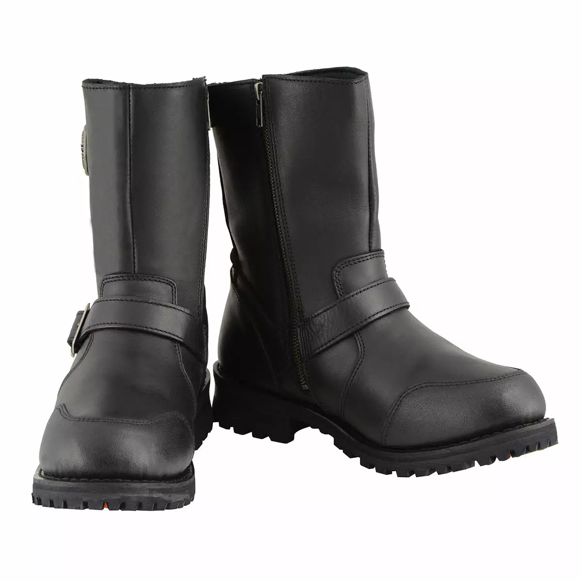 Milwaukee Leather MBM9090W Men's Black 'Wide Width' Classic Engineer Boots With Abrasion Guard 4 Milwaukee Leather MBM9090W Men's Black 'Wide Width' Classic Engineer Boots With Abrasion Guard - Image 2