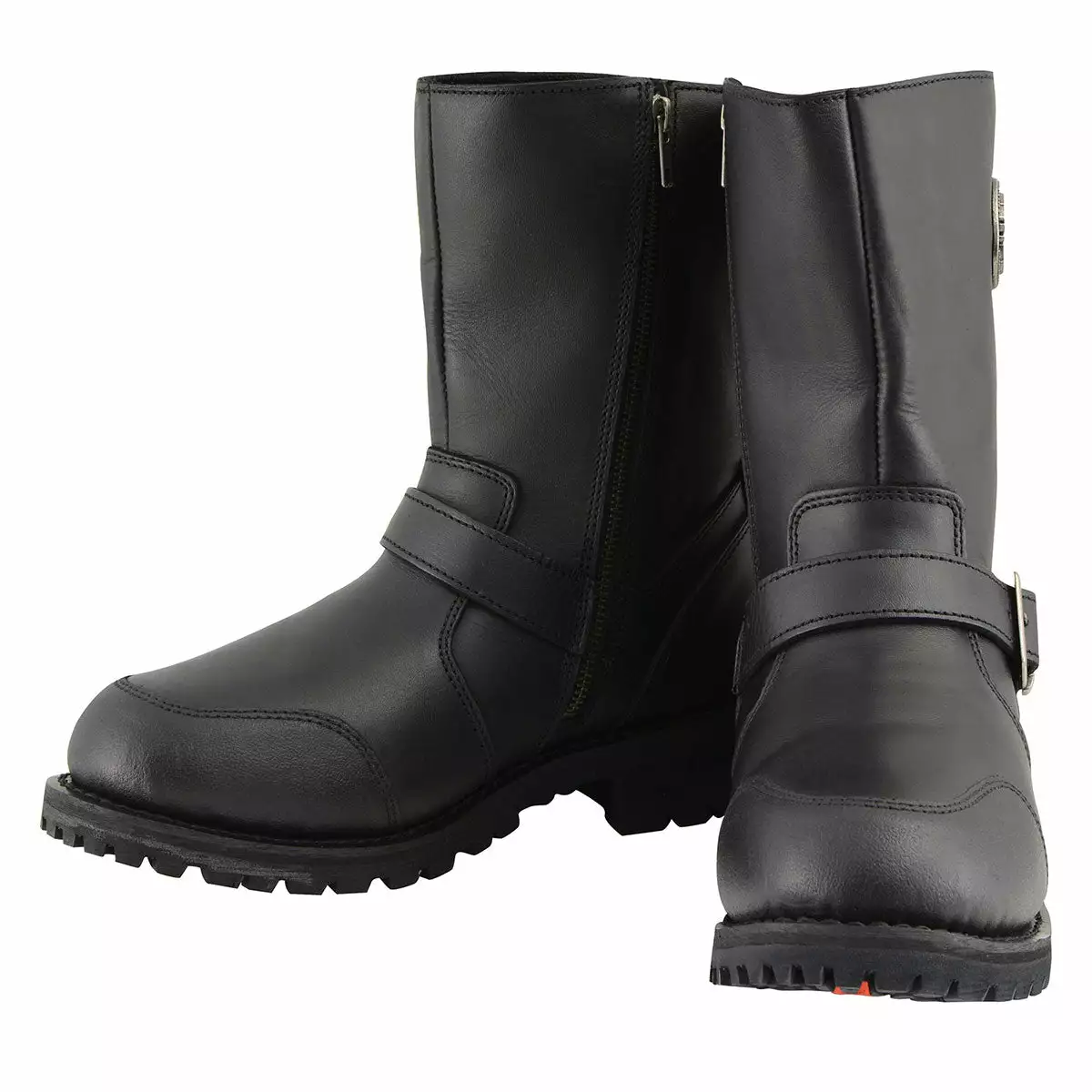 Milwaukee Leather MBM9090W Men's Black 'Wide Width' Classic Engineer Boots With Abrasion Guard 6 Milwaukee Leather MBM9090W Men's Black 'Wide Width' Classic Engineer Boots With Abrasion Guard - Image 4