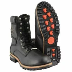 Milwaukee Leather MBM9095 Men’s Classic Black Logger Lace-Up Boots With Side Zipper 21 Milwaukee Leather MBM9095 Men’s Classic Black Logger Lace-Up Boots With Side Zipper -Winter shoes Sales Shop mbm9095w 8