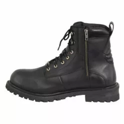 Milwaukee Leather MBM9096WP Men's Black Leather 'Wide Width' 6-Inch Lace-Up Logger Waterproof Boots -Winter shoes Sales Shop mbm9096wp i edit a