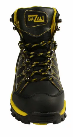 Bazalt MBM9123ST Men's Black With Yellow Water And Frost Proof Leather Boots With Composite-Toe 23 Bazalt MBM9123ST Men's Black With Yellow Water And Frost Proof Leather Boots With Composite-Toe -Winter shoes Sales Shop mbm9123st f
