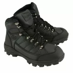 Bazalt MBM9129ST Men's Black Water And Frost Proof Leather Boots With Composite-Toe