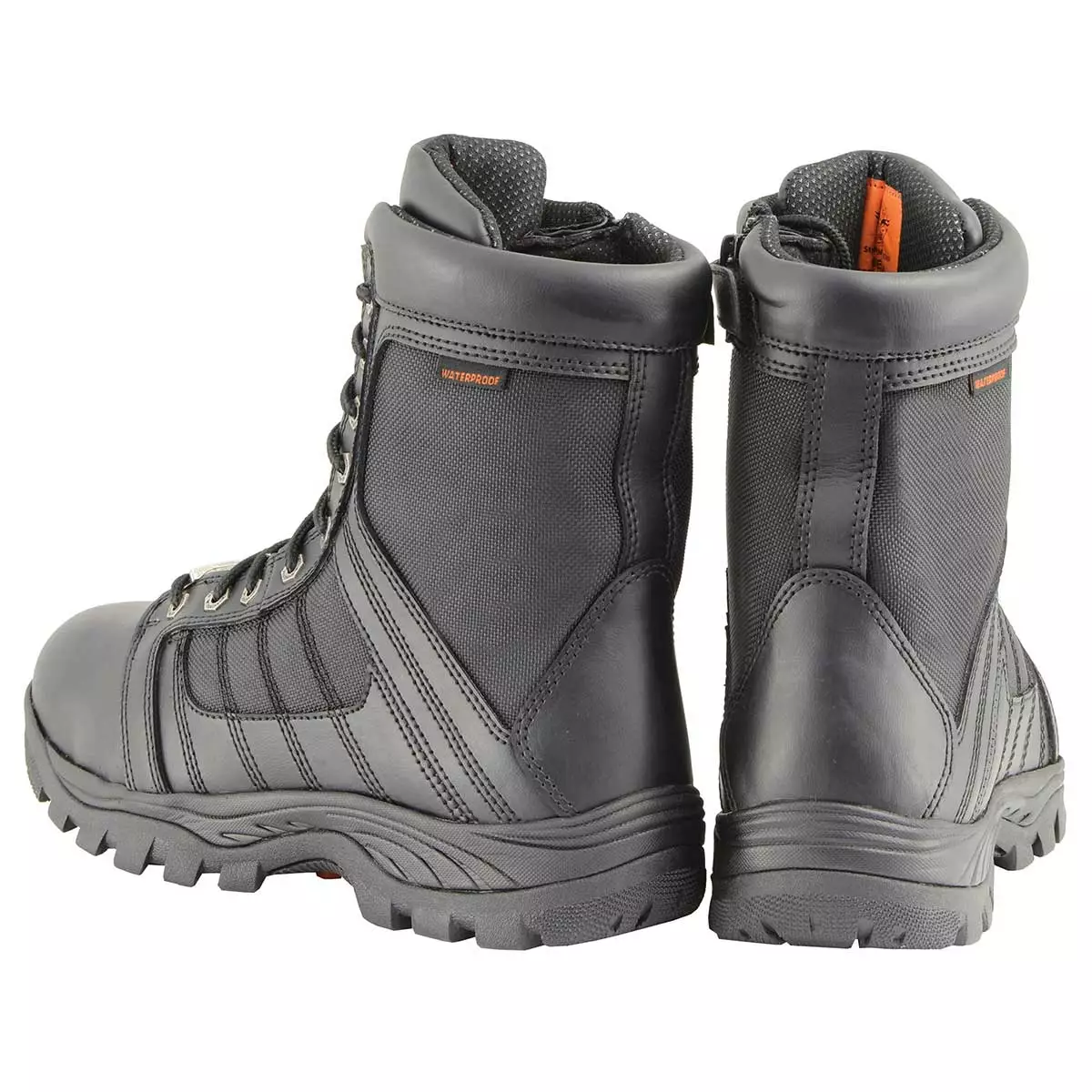 Milwaukee Leather MBM9130WP Men’s Black Lace-Up Waterproof Work Boots 9 Milwaukee Leather MBM9130WP Men’s Black Lace-Up Waterproof Work Boots - Image 7