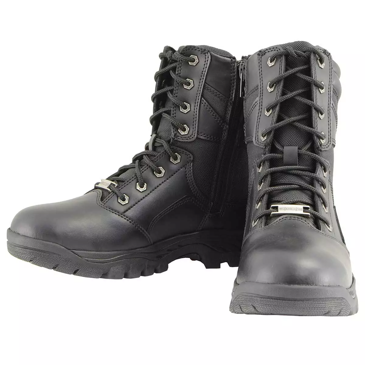 Milwaukee Leather MBM9135 Men’s Black Lace-Up Waterproof Work Boots 6 Milwaukee Leather MBM9135 Men’s Black Lace-Up Waterproof Work Boots - Image 4