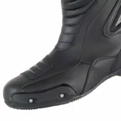 Vulcan V300 Men's 'Velocity' Black Leather Motorcycle Racing Sport Boots -Winter shoes Sales Shop v300 boots hr6 a1f4deaa 69fe 486f bf01 365641489b77